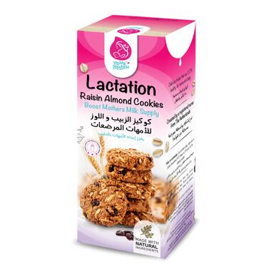 بسكويت ميلكي لاكتايشن حليبي بالزبيب واللوز 400غم
