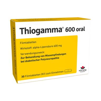 THIOGAMMA 600MG ORAL TAB 30S